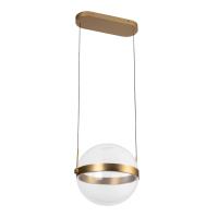 LED Pendant by Kuzco Lighting - Pisces Collection, Brushed Gold/Light Guide Finish - PD75912-BG/LG-3CCT-UNV