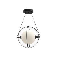 LED Pendant by Kuzco Lighting - Aries Collection, Black Finish - PD76712-BK-UNV