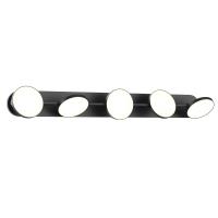 LED Vanity Light by Kuzco Lighting - Novel Collection, Black Finish - VL72237-BK-UNV