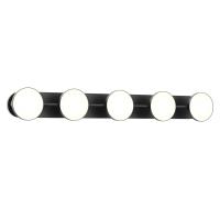 LED Vanity Light by Kuzco Lighting - Novel Collection, Black Finish - VL72237-BK-UNV