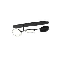LED Vanity Light by Kuzco Lighting - Novel Collection, Black Finish - VL72221-BK-UNV