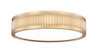 LED Flush Mount by Z-Lite - Stari Collection, Modern Gold Finish - 1013F12-MGLD-LED