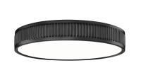 LED Flush Mount by Z-Lite - Stari Collection, Matte Black Finish - 1013F16-MB-LED