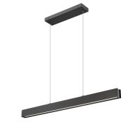 LED Linear Chandelier by Z-Lite - Hudson Collection, Matte Black Finish - 1016-45L-MB-LED