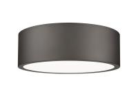 LED Flush Mount by Z-Lite - Coronado Collection, Bronze Finish - 1017F12-BRZ-LED
