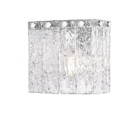 One Light Wall Sconce by Z-Lite - Glacier Collection, Chrome Finish - 1943-1S-CH