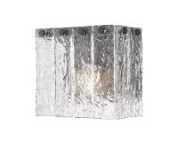 One Light Wall Sconce by Z-Lite - Glacier Collection, Matte Black Finish - 1943-1S-MB