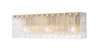 Three Light Vanity by Z-Lite - Glacier Collection, Modern Gold Finish - 1943-3V-MGLD