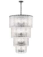 18 Light Chandelier by Z-Lite - Glacier Collection, Matte Black Finish - 1943-48MB