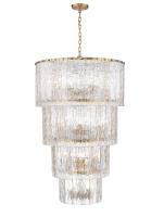 18 Light Chandelier by Z-Lite - Glacier Collection, Modern Gold Finish - 1943-48MGLD