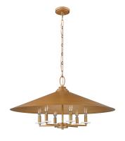 Six Light Pendant by Z-Lite - Rialto Collection, Signature Gold Finish - 1953-32SGD