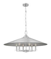 Six Light Pendant by Z-Lite - Rialto Collection, Signature Pewter Finish - 1953-32SPT