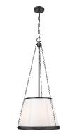 Five Light Pendant by Z-Lite - Madeline Collection, Matte Black Finish - 1954P18-MB
