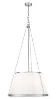 Six Light Pendant by Z-Lite - Madeline Collection, Brushed Nickel Finish - 1954P24-BN