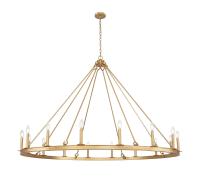 16 Light Chandelier by Z-Lite - Barclay Collection, Rubbed Brass Finish - 482R-16RB