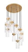 11 Light Chandelier by Z-Lite - Fontaine Collection, Rubbed Brass Finish - 7002P5-11R-RB