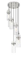 Seven Light Chandelier by Z-Lite - Fontaine Collection, Brushed Nickel Finish - 7002P5-7R-BN