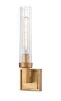 One Light Wall Sconce by Z-Lite - Beau Collection, Rubbed Brass Finish - 740-1S-RB