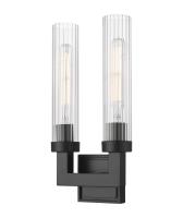 Two Light Wall Sconce by Z-Lite - Beau Collection, Matte Black Finish - 740-2S-MB