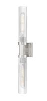 Two Light Wall Sconce by Z-Lite - Beau Collection, Brushed Nickel Finish - 740-2W-BN