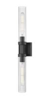 Two Light Wall Sconce by Z-Lite - Beau Collection, Matte Black Finish - 740-2W-MB