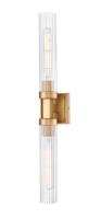Two Light Wall Sconce by Z-Lite - Beau Collection, Rubbed Brass Finish - 740-2W-RB