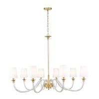 Eight Light Chandelier by Z-Lite - Katerina Collection, Rubbed Brass Finish - 1950-8RB