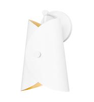 One Light Wall Sconce by Z-Lite - Salone Collection, Matte White Finish - 1951-1S-MW