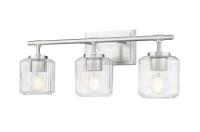Three Light Vanity by Z-Lite - Landon Collection, Brushed Nickel Finish - 7515-3V-BN