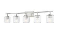 Five Light Vanity by Z-Lite - Landon Collection, Brushed Nickel Finish - 7515-5V-BN