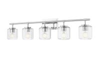 Five Light Vanity by Z-Lite - Landon Collection, Chrome Finish - 7515-5V-CH