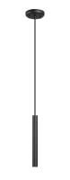 LED Pendant by Z-Lite - Forest Collection, Matte Black Finish - 919MP12-MB-LED