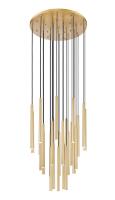 LED Chandelier by Z-Lite - Forest Collection, Modern Gold Finish - 919MP24-27R-MGLD-LED