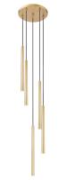 LED Chandelier by Z-Lite - Forest Collection, Modern Gold Finish - 919MP24-5R-MGLD-LED