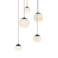 LED Pendant by Modern Forms - Pisces Collection, Black Finish - PD-34405R-BK