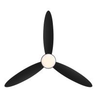 58"Ceiling Fan by Minka Aire - Hourglass Collection, Coal Black Finish - F468L-CL