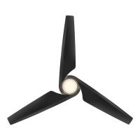 60"Ceiling Fan by Minka Aire - Switch Collection, Coal Black Finish - F636L-CL