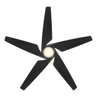 60"Ceiling Fan by Minka Aire - Switch Collection, Coal Black Finish - F638L-CL