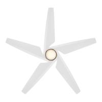 60"Ceiling Fan by Minka Aire - Switch Collection, Flat White Finish - F638L-WHF