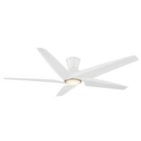 60"Ceiling Fan by Minka Aire - Switch Collection, Flat White Finish - F638L-WHF