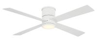 54"Ceiling Fan by Minka Aire - Falco Collection, Flat White Finish - F797L-WHF