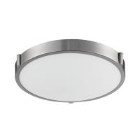 LED Flush Mount by Kuzco Lighting - Floyd Collection, Brushed Nickel Finish - 501112-LED-5CCT