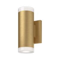 LED Wall Sconce by Kuzco Lighting - Norfolk Collection, Brushed Gold Finish - 601432BG-LED