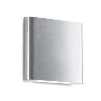 LED Wall Sconce by Kuzco Lighting - Slate Collection, Brushed Nickel Finish - AT6506-BN-UNV