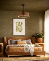 24"Ceiling Fan by Kuzco Lighting - Isla Collection, Matte Black/Braided Rope Finish - CF41424-MB/BR-5CCT