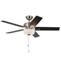 52"Ceiling Fan by Kuzco Lighting - Erikson Collection, Brushed Nickel Finish - CF78752-BN-LKP