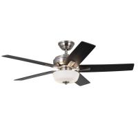 52"Ceiling Fan by Kuzco Lighting - Erikson Collection, Brushed Nickel Finish - CF78752-BN-LKW