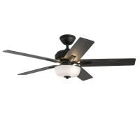 52"Ceiling Fan by Kuzco Lighting - Erikson Collection, Matte Black Finish - CF78752-MB-LKW