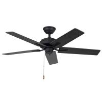 52"Ceiling Fan by Kuzco Lighting - Erikson Collection, Matte Black Finish - CF78752-MB-NLP