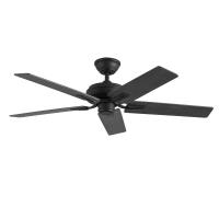 52"Ceiling Fan by Kuzco Lighting - Erikson Collection, Matte Black Finish - CF78752-MB-NLW